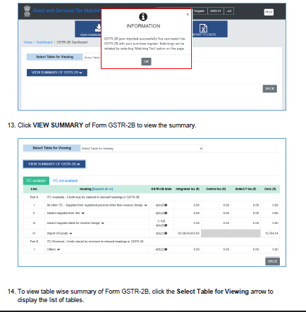 Import GSTR 2B